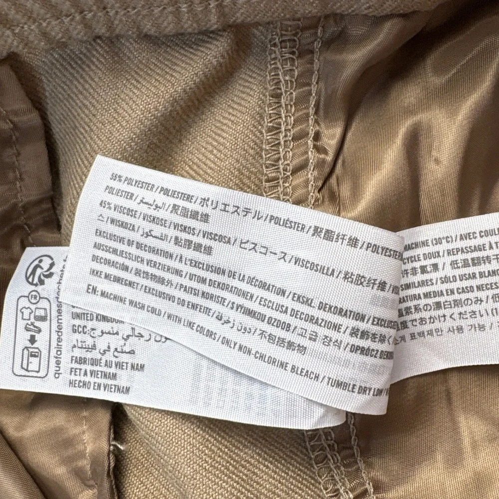 Abercrombie & Fitch Pants Mens XL Long Loose Tan Drawstring EUC